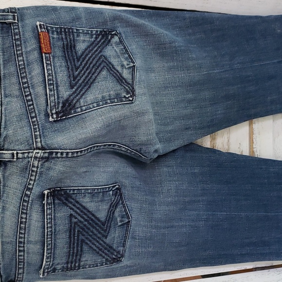 7 for all Mankind Flynt Bootcut Dark Jeans - Picture 2 of 4